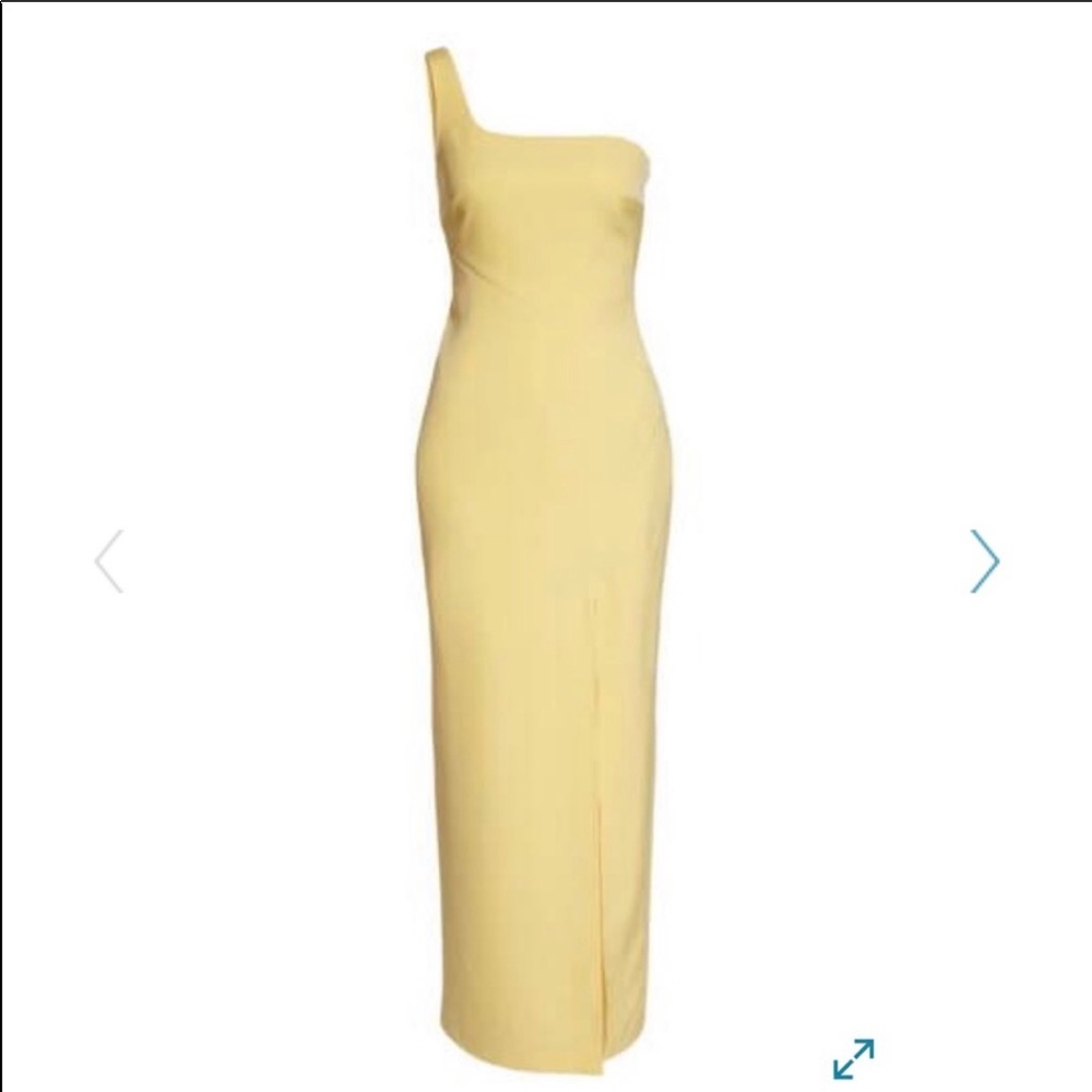 Vince camuto yellow gown